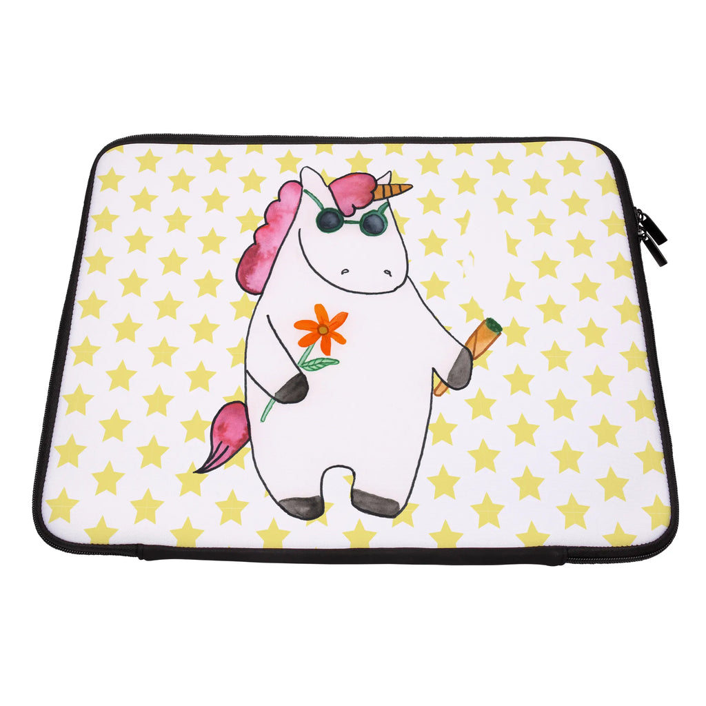 Notebook Tasche Einhorn Woodstock Notebook Tasche, Laptop, Computertasche, Tasche, Notebook-Tasche, Notebook-Reisehülle, Notebook Schutz, Einhorn, Einhörner, Einhorn Deko, Pegasus, Unicorn, Kiffen, Joint, Zigarette, Alkohol, Party, Spaß. lustig, witzig, Woodstock