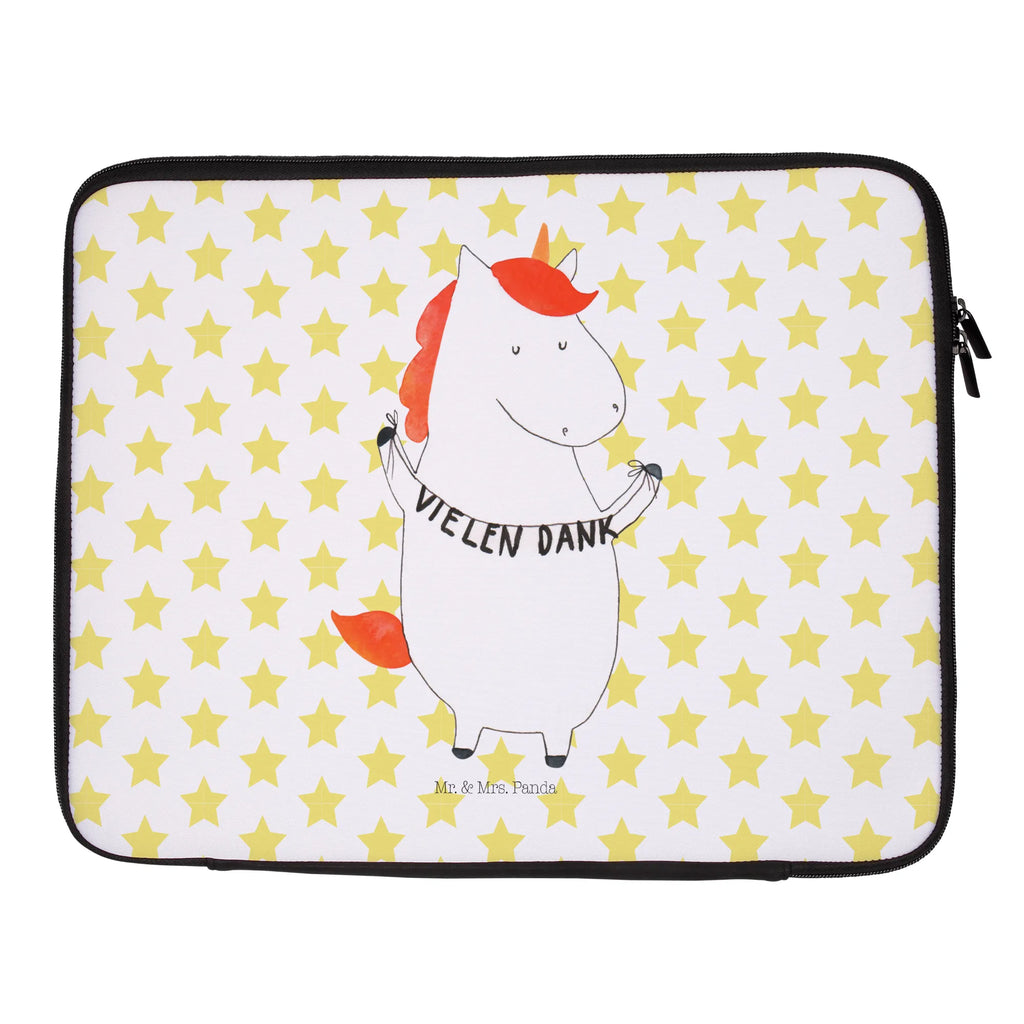 Notebook Tasche Einhorn Dankeschön Notebook Tasche, Laptop, Computertasche, Tasche, Notebook-Tasche, Notebook-Reisehülle, Notebook Schutz, Einhorn, Einhörner, Einhorn Deko, Pegasus, Unicorn, Danke, vielen Dank, Dankeschön, Danksagung