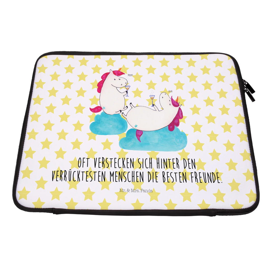 Notebook Tasche Einhorn Sekt Notebook Tasche, Laptop, Computertasche, Tasche, Notebook-Tasche, Notebook-Reisehülle, Notebook Schutz, Einhorn, Einhörner, Einhorn Deko, Pegasus, Unicorn, Freundinnen, Freundin, BFF, Sekt, Mädelsabend, Spaß, Party, Korken, Anstoßen, Beste