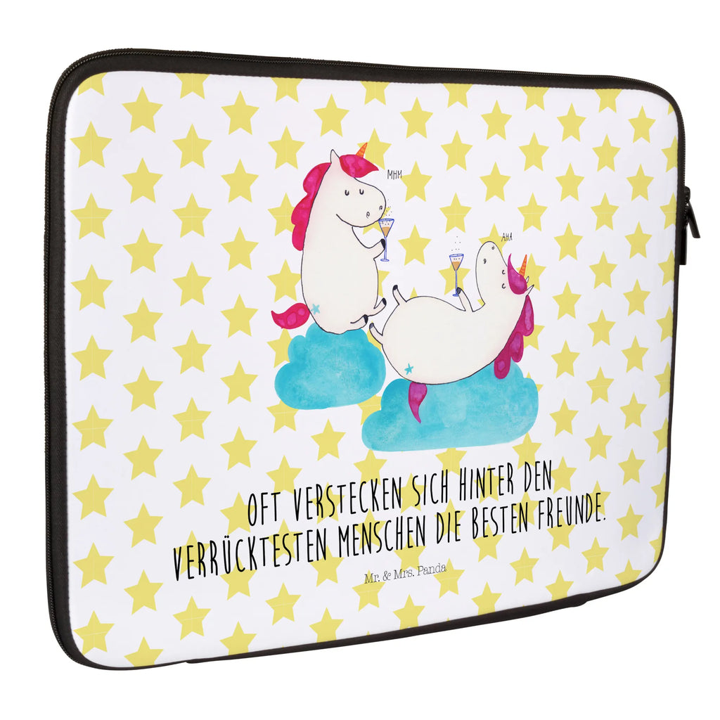 Notebook Tasche Einhorn Sekt Notebook Tasche, Laptop, Computertasche, Tasche, Notebook-Tasche, Notebook-Reisehülle, Notebook Schutz, Einhorn, Einhörner, Einhorn Deko, Pegasus, Unicorn, Freundinnen, Freundin, BFF, Sekt, Mädelsabend, Spaß, Party, Korken, Anstoßen, Beste