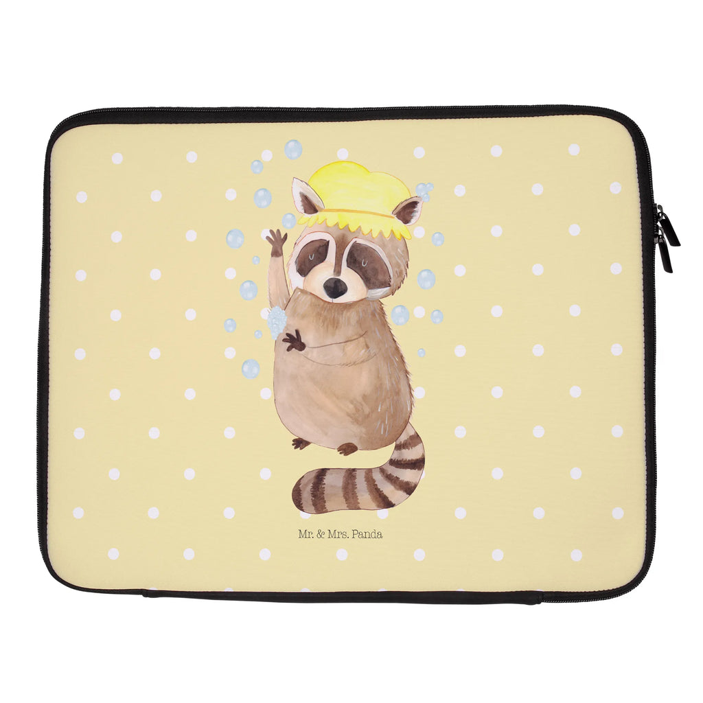 Notebook Tasche Waschbär Notebook Tasche, Laptop, Computertasche, Tasche, Notebook-Tasche, Notebook-Reisehülle, Notebook Schutz, Tiermotive, Gute Laune, lustige Sprüche, Tiere, Waschbär, Tagträumen, Plan, Fröhlich, waschen, Seifenblasen