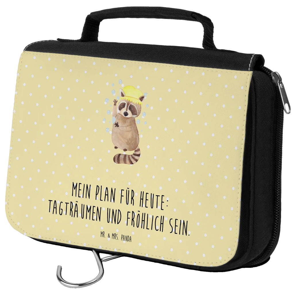 Kulturbeutel Waschbär Kulturbeutel, Zum Aufhängen, Waschtasche, Kosmetiktasche, Damen, Herren, Aufbewahrungstasche, Schminktasche, Kosmetikbeutel, Organizer, Kulturtasche, Schminkutensil, Tiermotive, Gute Laune, lustige Sprüche, Tiere, Waschbär, Tagträumen, Plan, Fröhlich, waschen, Seifenblasen