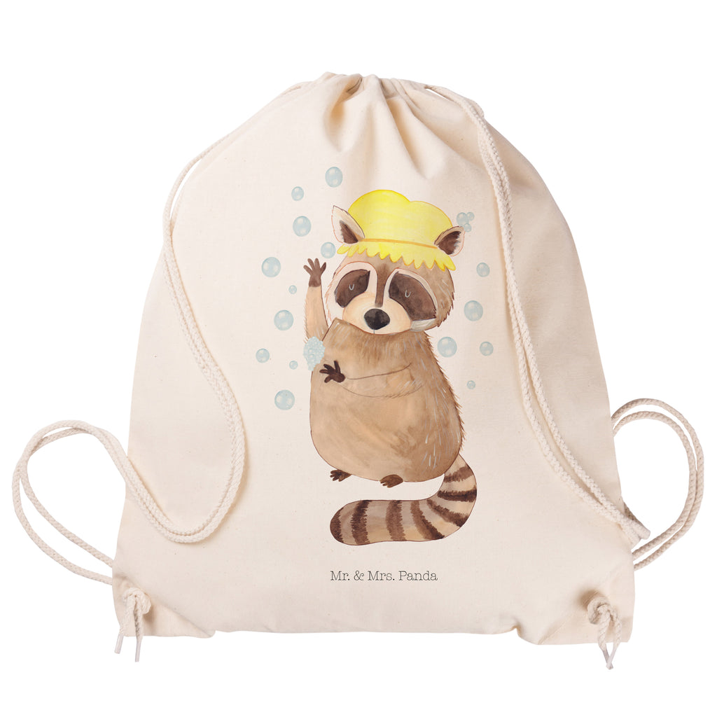 Sportbeutel Waschbär Sportbeutel, Turnbeutel, Beutel, Sporttasche, Tasche, Stoffbeutel, Sportbeutel Kinder, Gymsack, Beutel Rucksack, Kleine Sporttasche, Sportzubehör, Turnbeutel Baumwolle, Tiermotive, Gute Laune, lustige Sprüche, Tiere, Waschbär, Tagträumen, Plan, Fröhlich, waschen, Seifenblasen