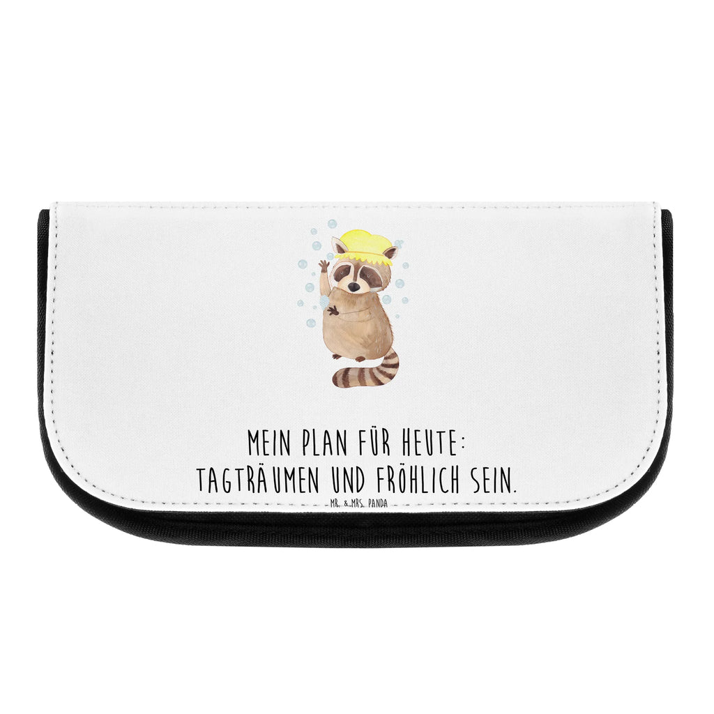 Kosmetiktasche Waschbär Kosmetikbeutel, Kulturtasche, Kulturbeutel, Schminktasche, Make-Up Tasche, Kosmetiktasche, Beauty Bag, Kosmetiktasche Damen, Make Up Tasche, Kosmetik Tasche, Kosmetiktasche Klein, Kleine Kosmetiktasche, Schminktasche Klein, Kosmetiktasche Mit Fächern, Schminktäschen, Schminke Tasche, Kosmetiktaschen Damen, Beauty Case, Schmink Täschchen, Tiermotive, Gute Laune, lustige Sprüche, Tiere, Waschbär, Tagträumen, Plan, Fröhlich, waschen, Seifenblasen