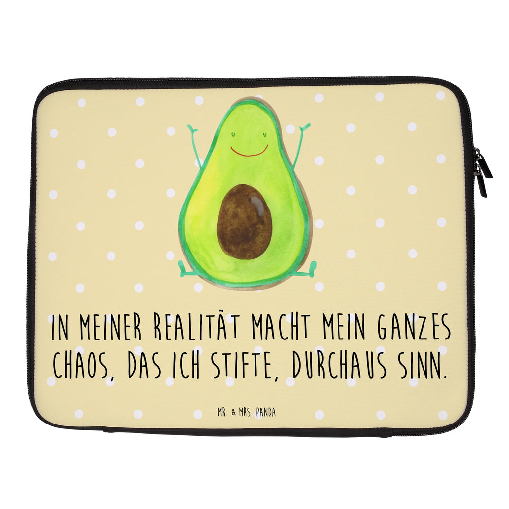 Notebook Tasche Avocado Glücklich Notebook Tasche, Laptop, Computertasche, Tasche, Notebook-Tasche, Notebook-Reisehülle, Notebook Schutz, Avocado, Veggie, Vegan, Gesund, Chaos