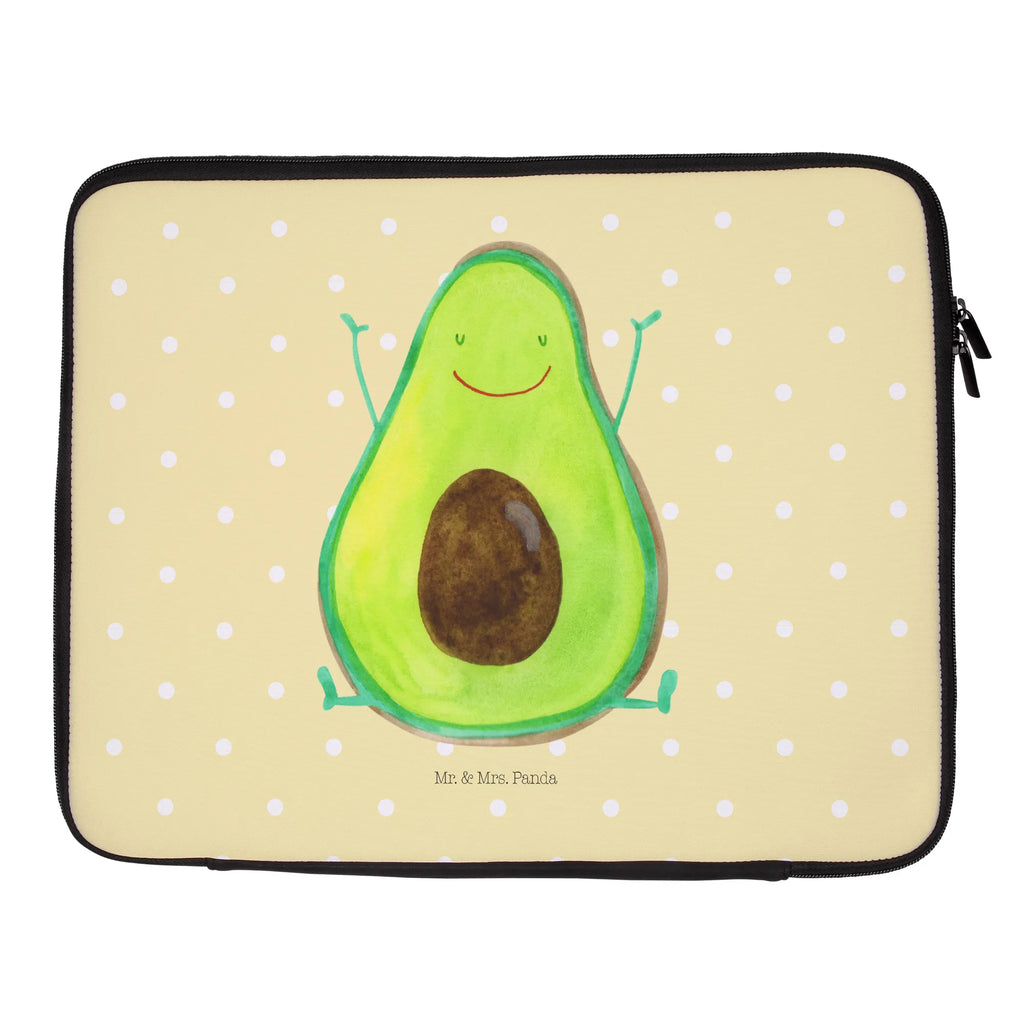 Notebook Tasche Avocado Glücklich Notebook Tasche, Laptop, Computertasche, Tasche, Notebook-Tasche, Notebook-Reisehülle, Notebook Schutz, Avocado, Veggie, Vegan, Gesund, Chaos