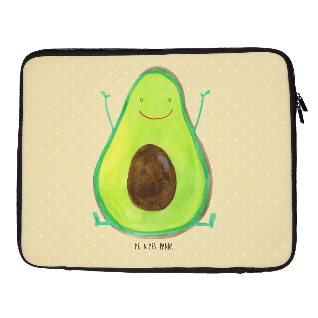 Notebook Tasche Avocado Glücklich Notebook Tasche, Laptop, Computertasche, Tasche, Notebook-Tasche, Notebook-Reisehülle, Notebook Schutz, Avocado, Veggie, Vegan, Gesund, Chaos