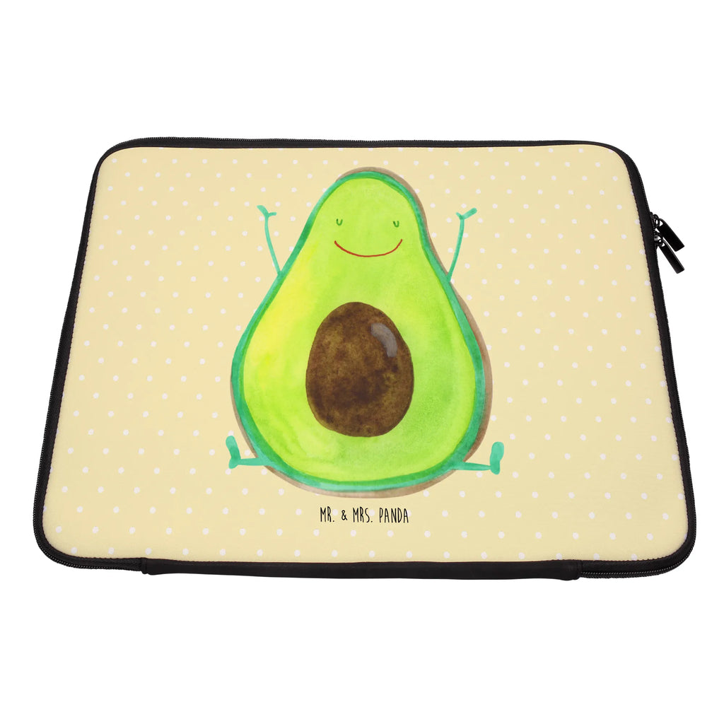 Notebook Tasche Avocado Glücklich Notebook Tasche, Laptop, Computertasche, Tasche, Notebook-Tasche, Notebook-Reisehülle, Notebook Schutz, Avocado, Veggie, Vegan, Gesund, Chaos