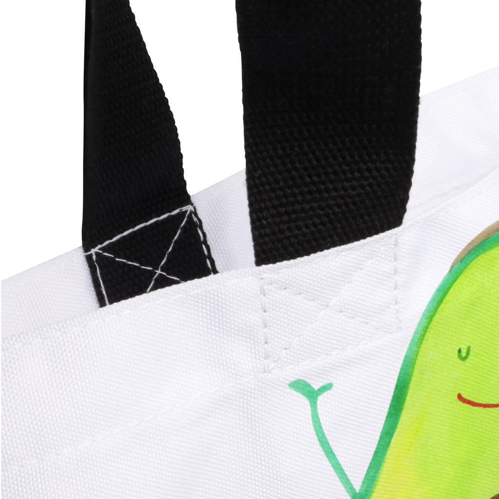 Shopper Avocado Glücklich Beutel, Einkaufstasche, Tasche, Strandtasche, Einkaufsbeutel, Shopper, Schultasche, Freizeittasche, Tragebeutel, Schulbeutel, Alltagstasche, Avocado, Veggie, Vegan, Gesund, Chaos