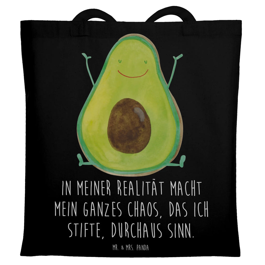 Tragetasche Avocado Happy Beuteltasche, Beutel, Einkaufstasche, Jutebeutel, Stoffbeutel, Tasche, Shopper, Umhängetasche, Strandtasche, Schultertasche, Stofftasche, Tragetasche, Badetasche, Jutetasche, Einkaufstüte, Laptoptasche, Avocado, Veggie, Vegan, Gesund, Chaos