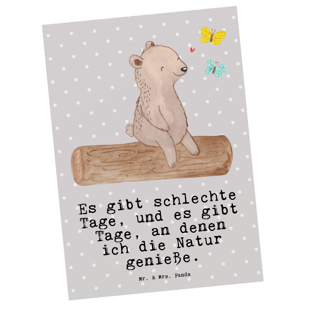 Postkarte Bär Naturliebhaber Tage Postkarte, Karte, Geschenkkarte, Grußkarte, Einladung, Ansichtskarte, Geburtstagskarte, Einladungskarte, Dankeskarte, Ansichtskarten, Einladung Geburtstag, Einladungskarten Geburtstag, Geschenk, Sport, Sportart, Hobby, Schenken, Danke, Dankeschön, Auszeichnung, Gewinn, Sportler, Naturliebhaber, Outdoor, Wandern, Nature Lover