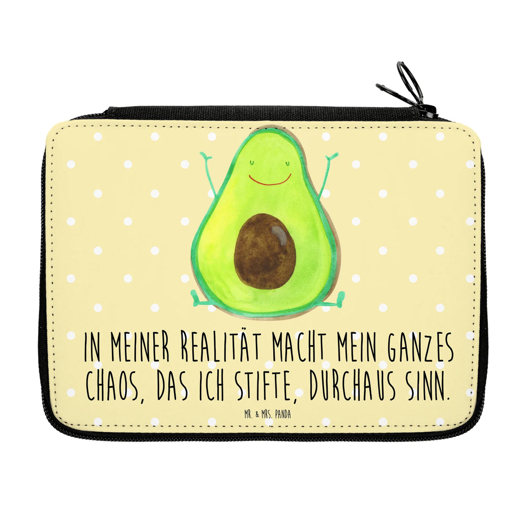 Federmappe Avocado Happy Federmappe, Stiftetasche, Stifte Etui, Schule, Einschulung, Geschenk, Kind, Schüler, Schülerin, Stifterolle, Federmäppchen, Motiv, Grundschule, Federmäppchen bedruckt, Büro Stifte Etui, Bestückte Federmappe, Kinder Federmappe, Federmappe Einschulung, Avocado, Veggie, Vegan, Gesund, Chaos