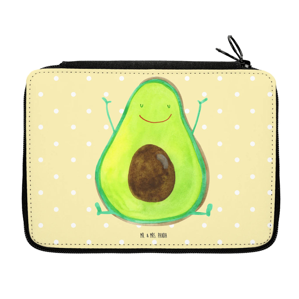 Federmappe Avocado Happy Federmappe, Stiftetasche, Stifte Etui, Schule, Einschulung, Geschenk, Kind, Schüler, Schülerin, Stifterolle, Federmäppchen, Motiv, Grundschule, Federmäppchen bedruckt, Büro Stifte Etui, Bestückte Federmappe, Kinder Federmappe, Federmappe Einschulung, Avocado, Veggie, Vegan, Gesund, Chaos