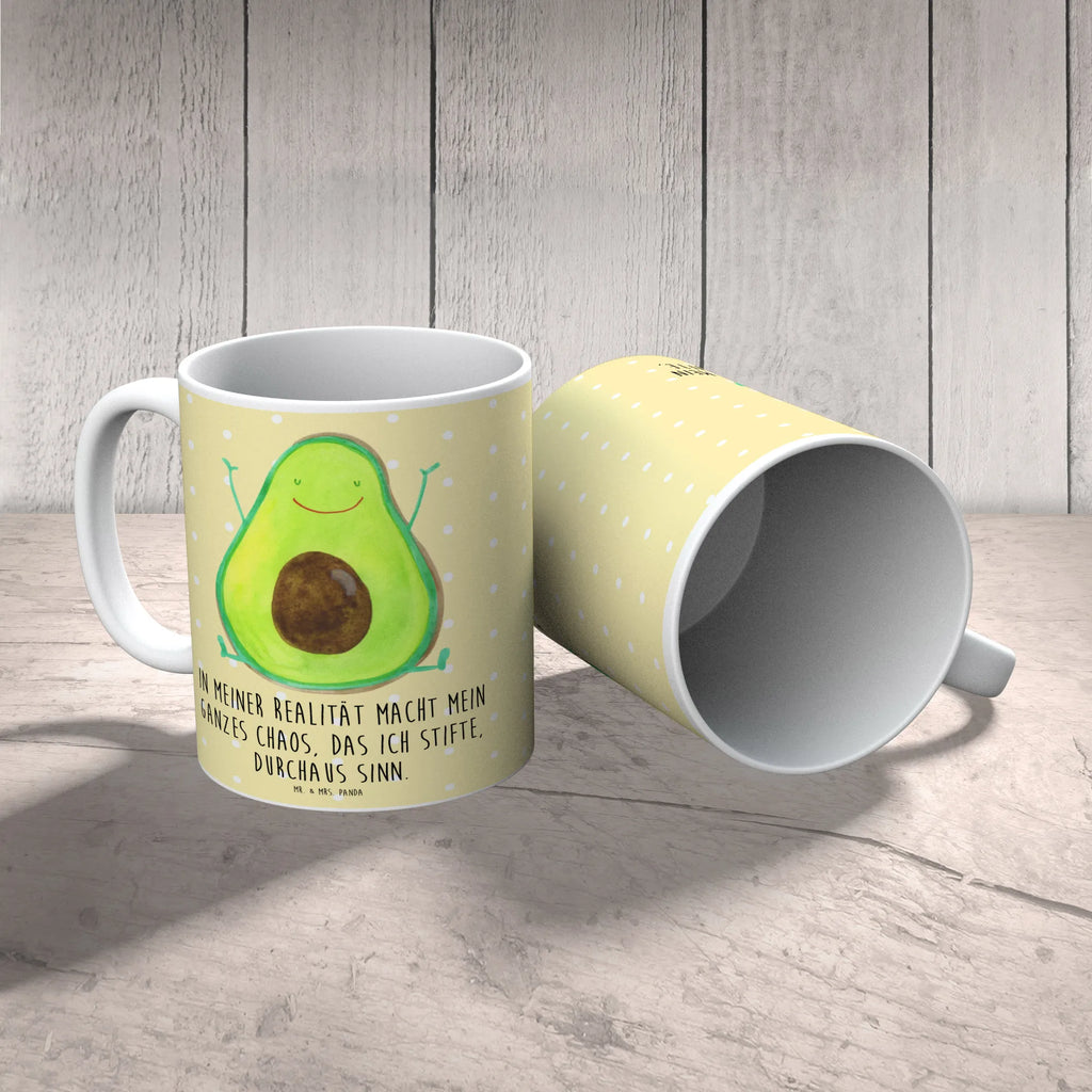 Tasse Avocado Glücklich Tasse, Kaffeetasse, Teetasse, Becher, Kaffeebecher, Teebecher, Keramiktasse, Porzellantasse, Büro Tasse, Geschenk Tasse, Tasse Sprüche, Tasse Motive, Kaffeetassen, Tasse bedrucken, Designer Tasse, Cappuccino Tassen, Schöne Teetassen, Avocado, Veggie, Vegan, Gesund, Chaos