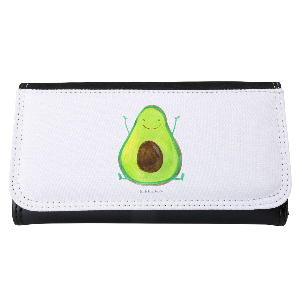 Damen Portemonnaie Avocado Glücklich Portemonnaie, Portemonee, Geldbörse, Damen, Groß, XXL, Geldbeutel, Portemonnaies, Avocado, Veggie, Vegan, Gesund, Chaos