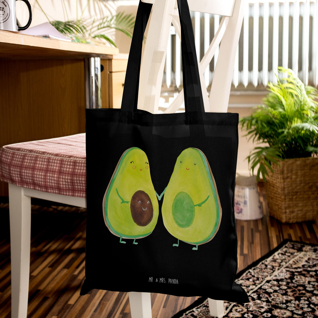 Tragetasche Avocado Pärchen Beuteltasche, Beutel, Einkaufstasche, Jutebeutel, Stoffbeutel, Tasche, Shopper, Umhängetasche, Strandtasche, Schultertasche, Stofftasche, Tragetasche, Badetasche, Jutetasche, Einkaufstüte, Laptoptasche, Avocado, Veggie, Vegan, Gesund, Avocuddle, Liebe, Schwangerschaft, Familie, Babyshower, Babyparty, Hochzeit, Kinder, Avocados, Geburt