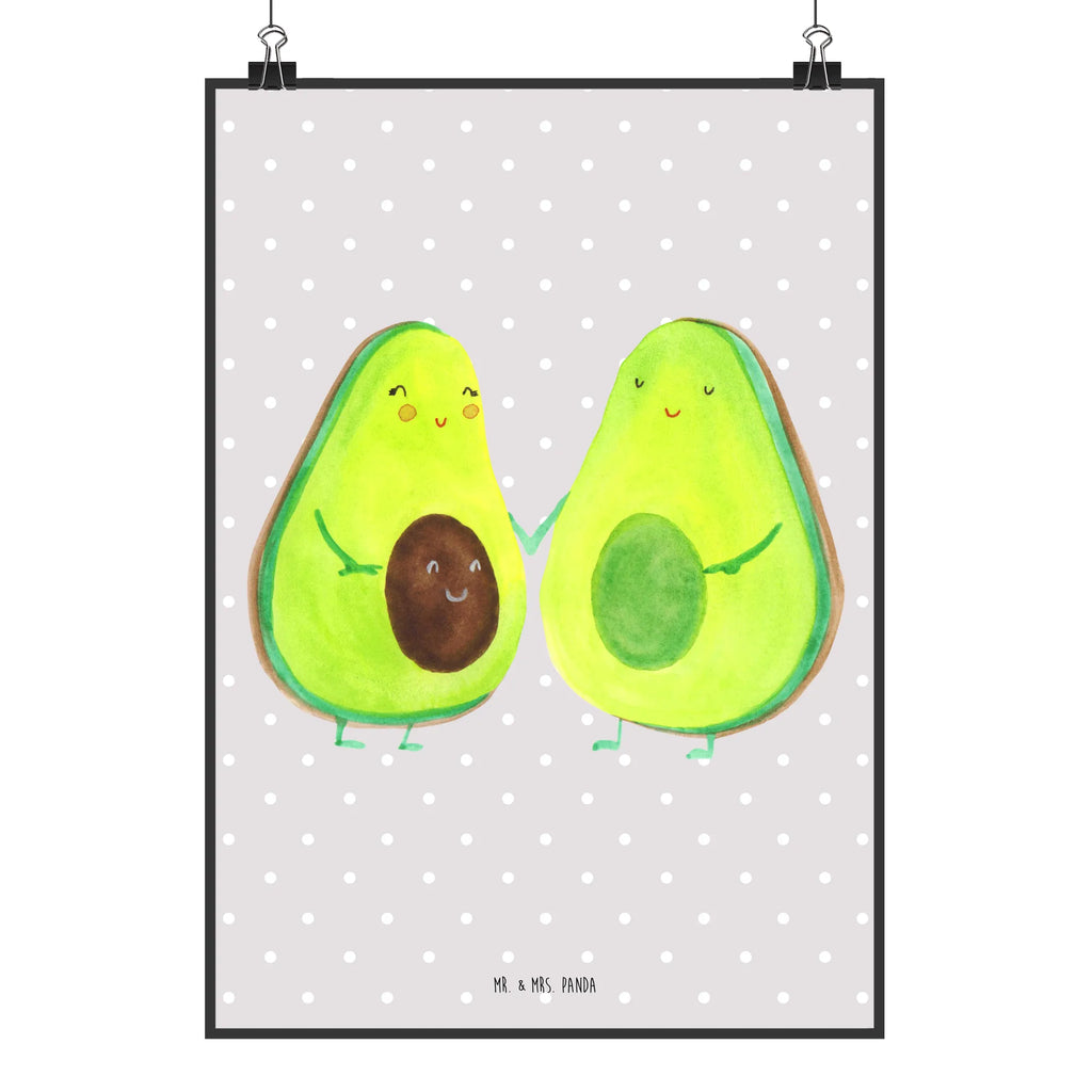 Poster Avocado Pärchen Poster, Wandposter, Bild, Wanddeko, Küchenposter, Kinderposter, Wanddeko Bild, Raumdekoration, Wanddekoration, Handgemaltes Poster, Mr. & Mrs. Panda Poster, Designposter, Kunstdruck, Posterdruck, Avocado, Veggie, Vegan, Gesund, Avocuddle, Liebe, Schwangerschaft, Familie, Babyshower, Babyparty, Hochzeit, Kinder, Avocados, Geburt