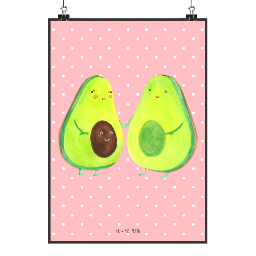 Poster Avocado Pärchen Poster, Wandposter, Bild, Wanddeko, Küchenposter, Kinderposter, Wanddeko Bild, Raumdekoration, Wanddekoration, Handgemaltes Poster, Mr. & Mrs. Panda Poster, Designposter, Kunstdruck, Posterdruck, Avocado, Veggie, Vegan, Gesund, Avocuddle, Liebe, Schwangerschaft, Familie, Babyshower, Babyparty, Hochzeit, Kinder, Avocados, Geburt