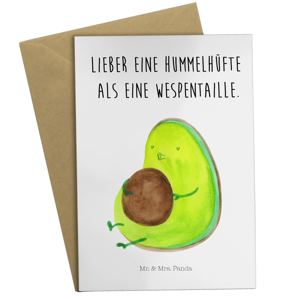 Grußkarte Avocado Pfeifen Grußkarte, Klappkarte, Einladungskarte, Glückwunschkarte, Hochzeitskarte, Geburtstagskarte, Karte, Ansichtskarten, Avocado, Veggie, Vegan, Gesund, Diät, Abnehmen, Ernährung, dick sein, Pummelfee