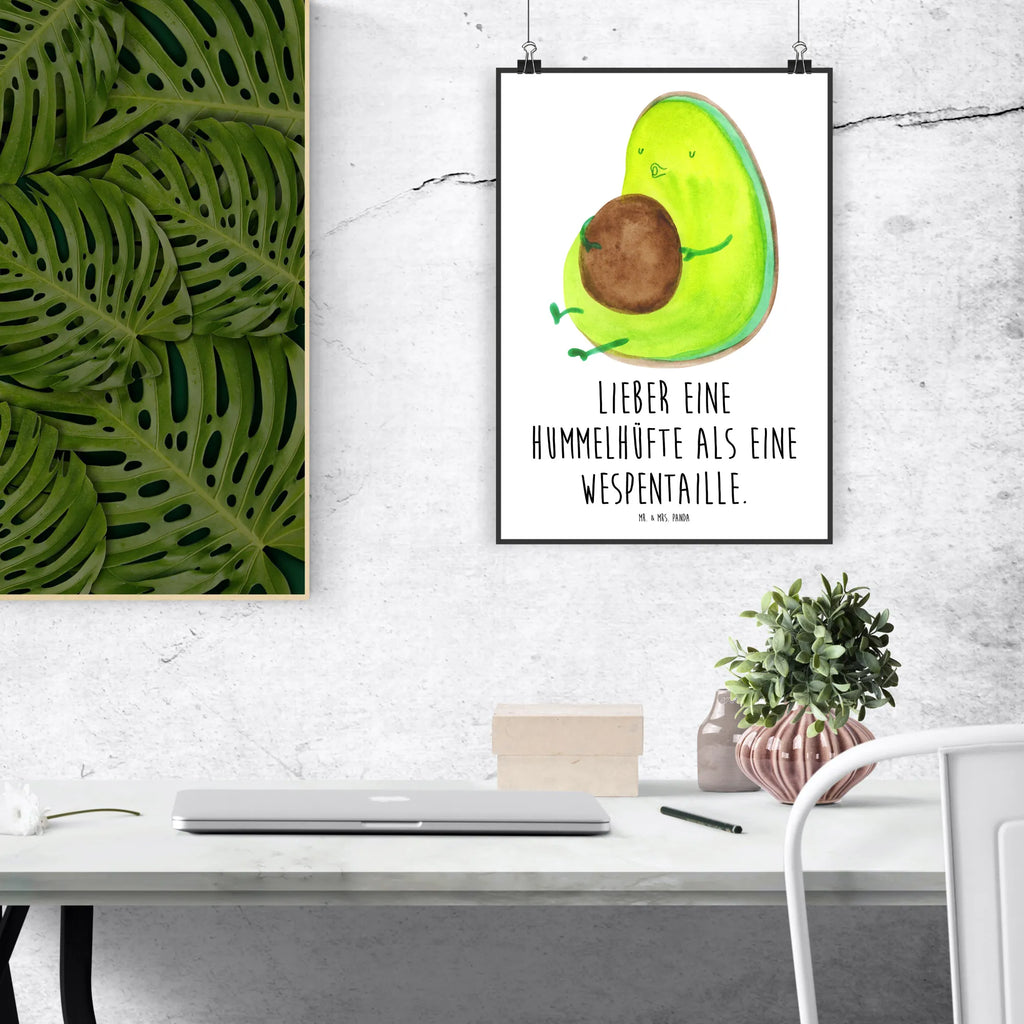 Poster Avocado Pfeifen Poster, Wandposter, Bild, Wanddeko, Küchenposter, Kinderposter, Wanddeko Bild, Raumdekoration, Wanddekoration, Handgemaltes Poster, Mr. & Mrs. Panda Poster, Designposter, Kunstdruck, Posterdruck, Avocado, Veggie, Vegan, Gesund, Diät, Abnehmen, Ernährung, dick sein