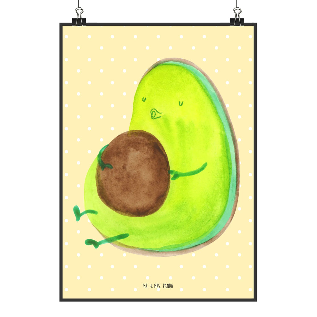 Poster Avocado Pfeifen Poster, Wandposter, Bild, Wanddeko, Küchenposter, Kinderposter, Wanddeko Bild, Raumdekoration, Wanddekoration, Handgemaltes Poster, Mr. & Mrs. Panda Poster, Designposter, Kunstdruck, Posterdruck, Avocado, Veggie, Vegan, Gesund, Diät, Abnehmen, Ernährung, dick sein