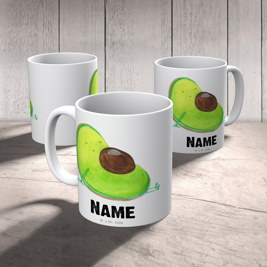 Personalisierte Tasse Avocado Schwangerschaft Personalisierte Tasse, Namenstasse, Wunschname, Personalisiert, Tasse, Namen, Drucken, Tasse mit Namen, Avocado, Veggie, Vegan, Gesund, schwanger, Schwangerschaft, Babyparty, Babyshower