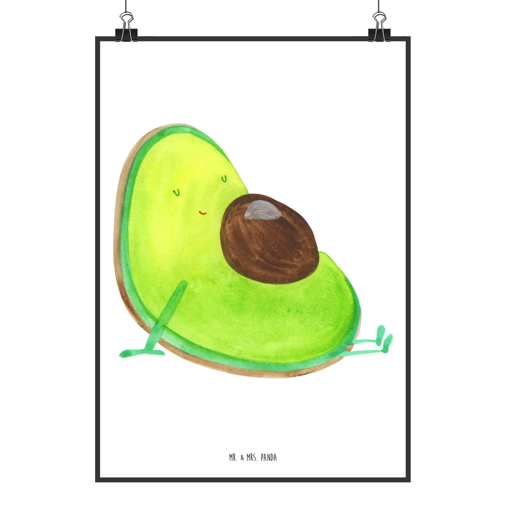 Poster Avocado Schwangerschaft Poster, Wandposter, Bild, Wanddeko, Küchenposter, Kinderposter, Wanddeko Bild, Raumdekoration, Wanddekoration, Handgemaltes Poster, Mr. & Mrs. Panda Poster, Designposter, Kunstdruck, Posterdruck, Avocado, Veggie, Vegan, Gesund, schwanger, Schwangerschaft, Babyparty, Babyshower