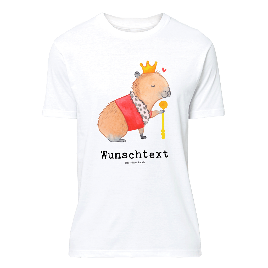 Personalisiertes T-Shirt Capybara König T-Shirt Personalisiert, T-Shirt mit Namen, T-Shirt mit Aufruck, Männer, Frauen, Tiermotive, Gute Laune, lustige Sprüche, Tiere, Capybara, König