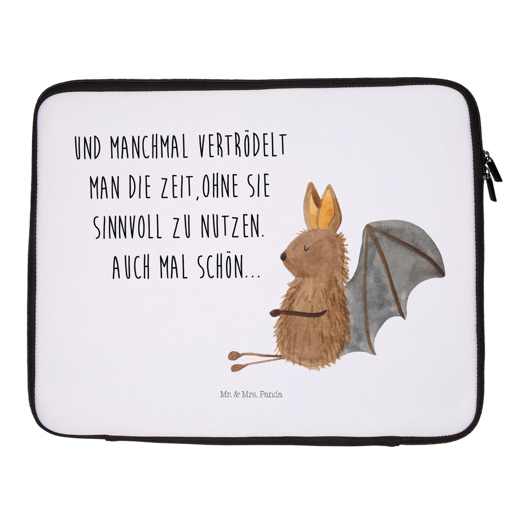 Notebook Tasche Fledermaus Sitzen Notebook Tasche, Laptop, Computertasche, Tasche, Notebook-Tasche, Notebook-Reisehülle, Notebook Schutz, Tiermotive, Gute Laune, lustige Sprüche, Tiere, Fledermaus, Fledermäuse, Motivation, entspannen