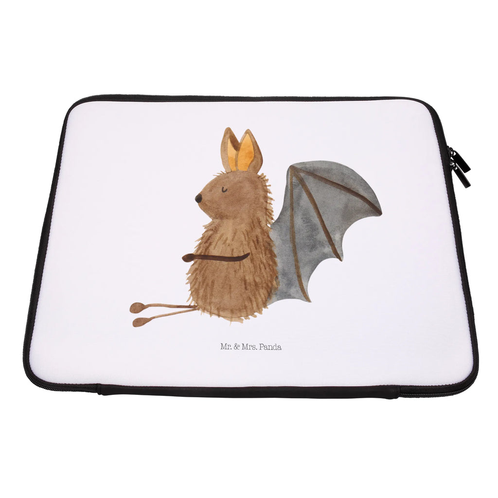 Notebook Tasche Fledermaus Sitzen Notebook Tasche, Laptop, Computertasche, Tasche, Notebook-Tasche, Notebook-Reisehülle, Notebook Schutz, Tiermotive, Gute Laune, lustige Sprüche, Tiere, Fledermaus, Fledermäuse, Motivation, entspannen