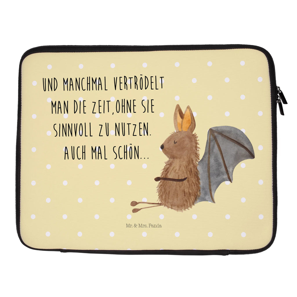 Notebook Tasche Fledermaus Sitzen Notebook Tasche, Laptop, Computertasche, Tasche, Notebook-Tasche, Notebook-Reisehülle, Notebook Schutz, Tiermotive, Gute Laune, lustige Sprüche, Tiere, Fledermaus, Fledermäuse, Motivation, entspannen