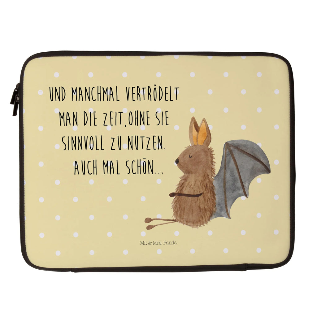 Notebook Tasche Fledermaus Sitzen Notebook Tasche, Laptop, Computertasche, Tasche, Notebook-Tasche, Notebook-Reisehülle, Notebook Schutz, Tiermotive, Gute Laune, lustige Sprüche, Tiere, Fledermaus, Fledermäuse, Motivation, entspannen