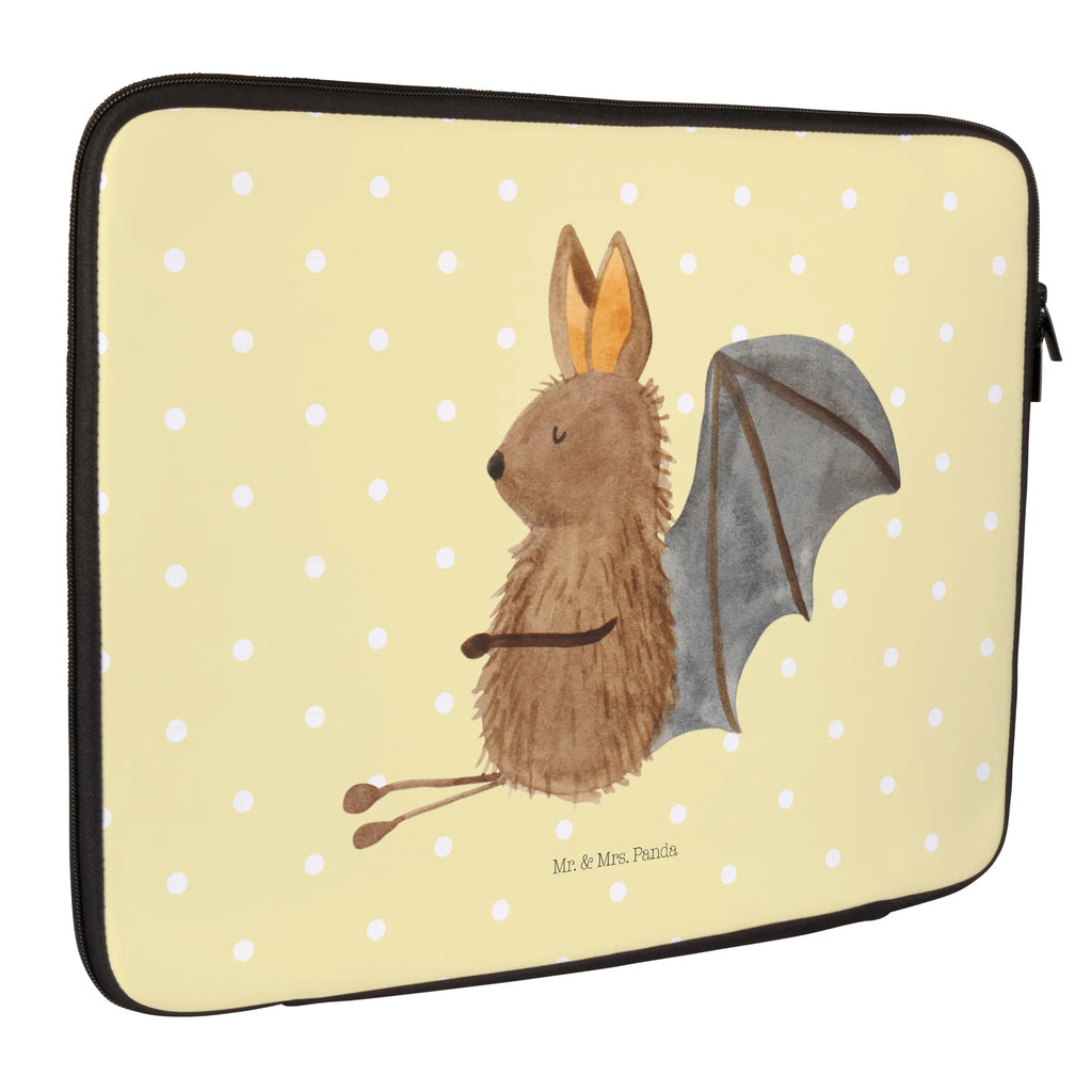 Notebook Tasche Fledermaus Sitzen Notebook Tasche, Laptop, Computertasche, Tasche, Notebook-Tasche, Notebook-Reisehülle, Notebook Schutz, Tiermotive, Gute Laune, lustige Sprüche, Tiere, Fledermaus, Fledermäuse, Motivation, entspannen