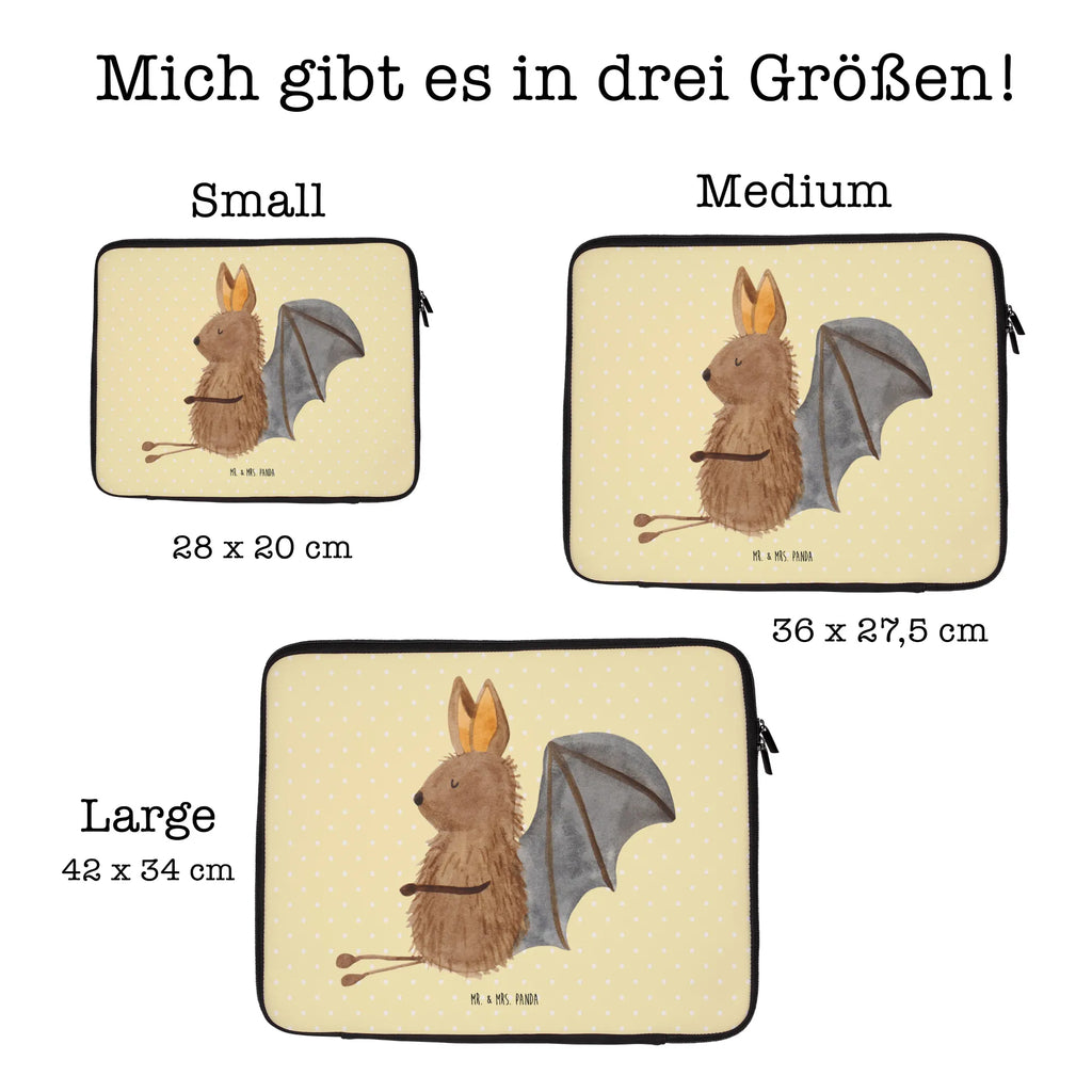 Notebook Tasche Fledermaus Sitzen Notebook Tasche, Laptop, Computertasche, Tasche, Notebook-Tasche, Notebook-Reisehülle, Notebook Schutz, Tiermotive, Gute Laune, lustige Sprüche, Tiere, Fledermaus, Fledermäuse, Motivation, entspannen