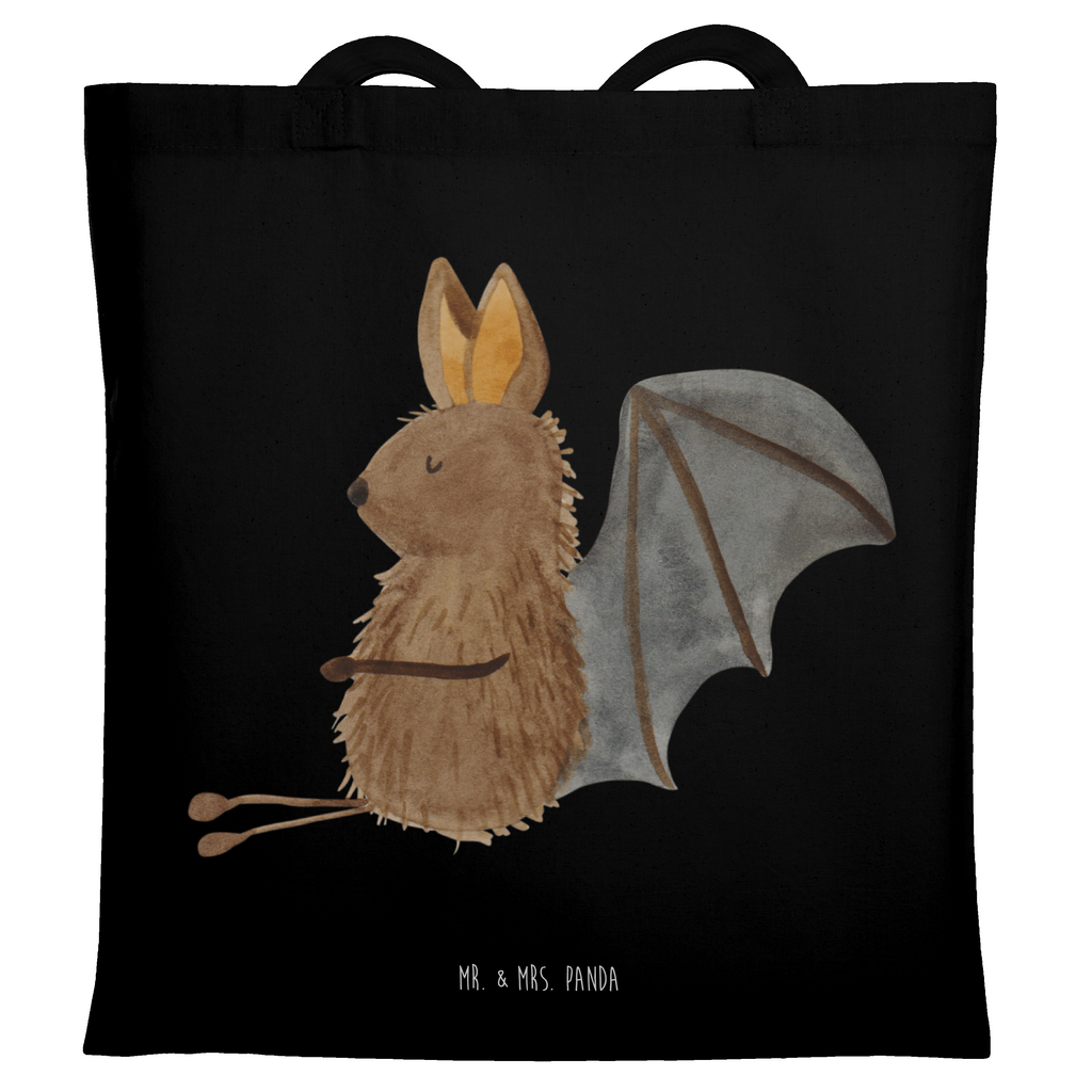 Tragetasche Fledermaus sitzend Beuteltasche, Beutel, Einkaufstasche, Jutebeutel, Stoffbeutel, Tasche, Shopper, Umhängetasche, Strandtasche, Schultertasche, Stofftasche, Tragetasche, Badetasche, Jutetasche, Einkaufstüte, Laptoptasche, Tiermotive, Gute Laune, lustige Sprüche, Tiere, Fledermaus, Fledermäuse, Motivation, entspannen