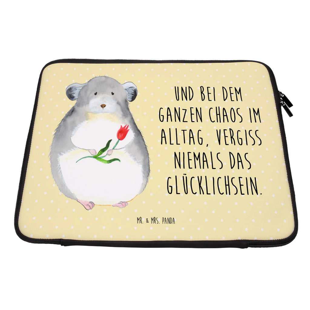 Notebook Tasche Chinchilla Blume Notebook Tasche, Laptop, Computertasche, Tasche, Notebook-Tasche, Notebook-Reisehülle, Notebook Schutz, Tiermotive, Gute Laune, lustige Sprüche, Tiere, Chinchilla, Chinchillas, Liebeskummer, Kummer, Depressionen, traurig sein, Chaos, Glücklichsein, Büro, Büroalltag