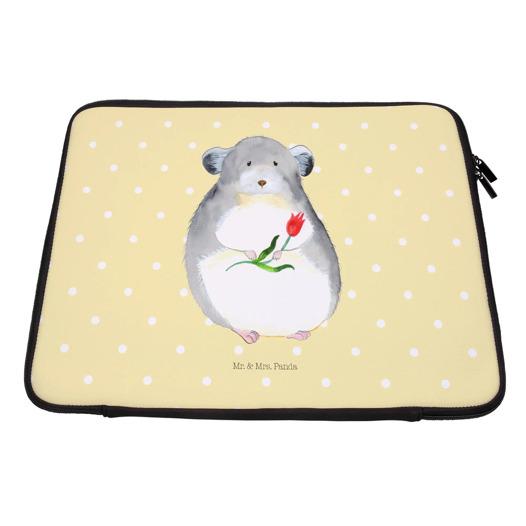 Notebook Tasche Chinchilla Blume Notebook Tasche, Laptop, Computertasche, Tasche, Notebook-Tasche, Notebook-Reisehülle, Notebook Schutz, Tiermotive, Gute Laune, lustige Sprüche, Tiere, Chinchilla, Chinchillas, Liebeskummer, Kummer, Depressionen, traurig sein, Chaos, Glücklichsein, Büro, Büroalltag