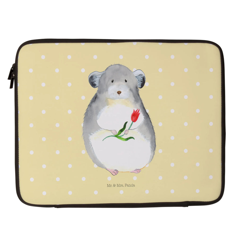 Notebook Tasche Chinchilla Blume Notebook Tasche, Laptop, Computertasche, Tasche, Notebook-Tasche, Notebook-Reisehülle, Notebook Schutz, Tiermotive, Gute Laune, lustige Sprüche, Tiere, Chinchilla, Chinchillas, Liebeskummer, Kummer, Depressionen, traurig sein, Chaos, Glücklichsein, Büro, Büroalltag