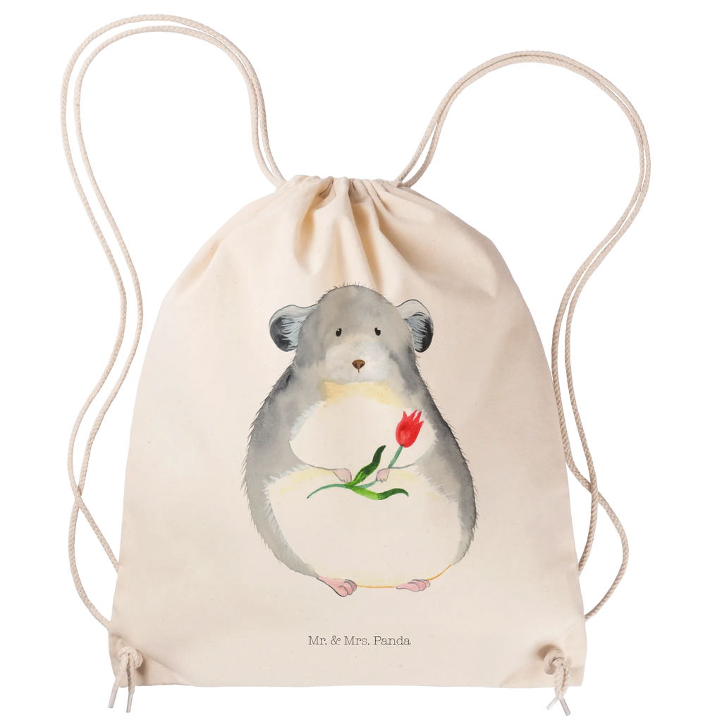 Sportbeutel Chinchilla Blume Sportbeutel, Turnbeutel, Beutel, Sporttasche, Tasche, Stoffbeutel, Sportbeutel Kinder, Gymsack, Beutel Rucksack, Kleine Sporttasche, Sportzubehör, Turnbeutel Baumwolle, Tiermotive, Gute Laune, lustige Sprüche, Tiere, Chinchilla, Chinchillas, Liebeskummer, Kummer, Depressionen, traurig sein, Chaos, Glücklichsein, Büro, Büroalltag