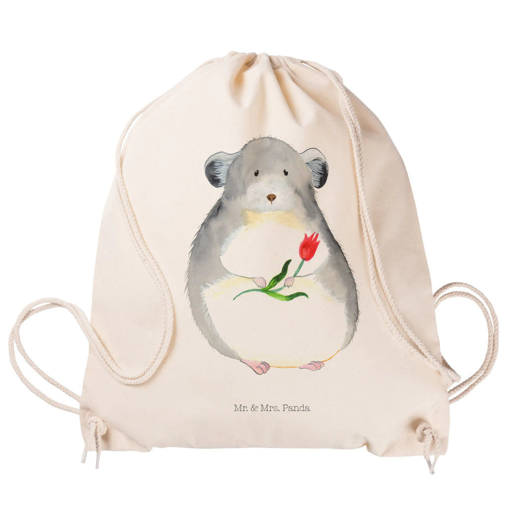 Sportbeutel Chinchilla Blume Sportbeutel, Turnbeutel, Beutel, Sporttasche, Tasche, Stoffbeutel, Sportbeutel Kinder, Gymsack, Beutel Rucksack, Kleine Sporttasche, Sportzubehör, Turnbeutel Baumwolle, Tiermotive, Gute Laune, lustige Sprüche, Tiere, Chinchilla, Chinchillas, Liebeskummer, Kummer, Depressionen, traurig sein, Chaos, Glücklichsein, Büro, Büroalltag