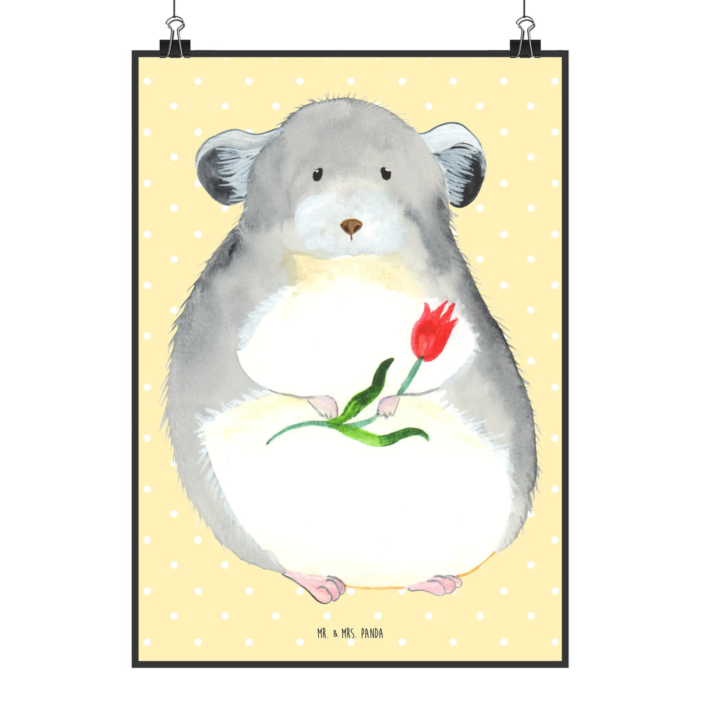 Poster Chinchilla Blume Poster, Wandposter, Bild, Wanddeko, Küchenposter, Kinderposter, Wanddeko Bild, Raumdekoration, Wanddekoration, Handgemaltes Poster, Mr. & Mrs. Panda Poster, Designposter, Kunstdruck, Posterdruck, Tiermotive, Gute Laune, lustige Sprüche, Tiere, Chinchilla, Chinchillas, Liebeskummer, Kummer, Depressionen, traurig sein, Chaos, Glücklichsein, Büro, Büroalltag