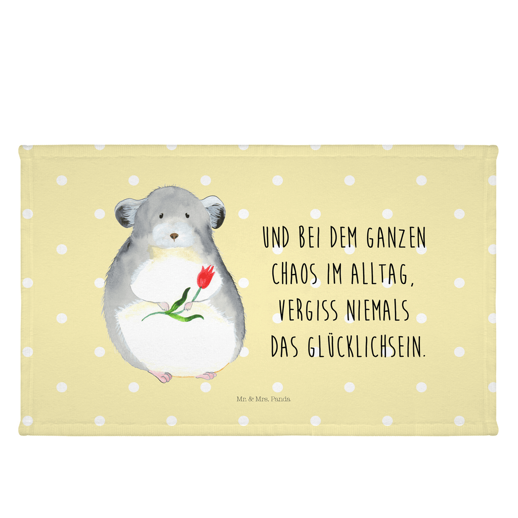 Handtuch Chinchilla Blume Handtuch, Badehandtuch, Badezimmer, Handtücher, groß, Kinder, Baby, Tiermotive, Gute Laune, lustige Sprüche, Tiere, Chinchilla, Chinchillas, Liebeskummer, Kummer, Depressionen, traurig sein, Chaos, Glücklichsein, Büro, Büroalltag