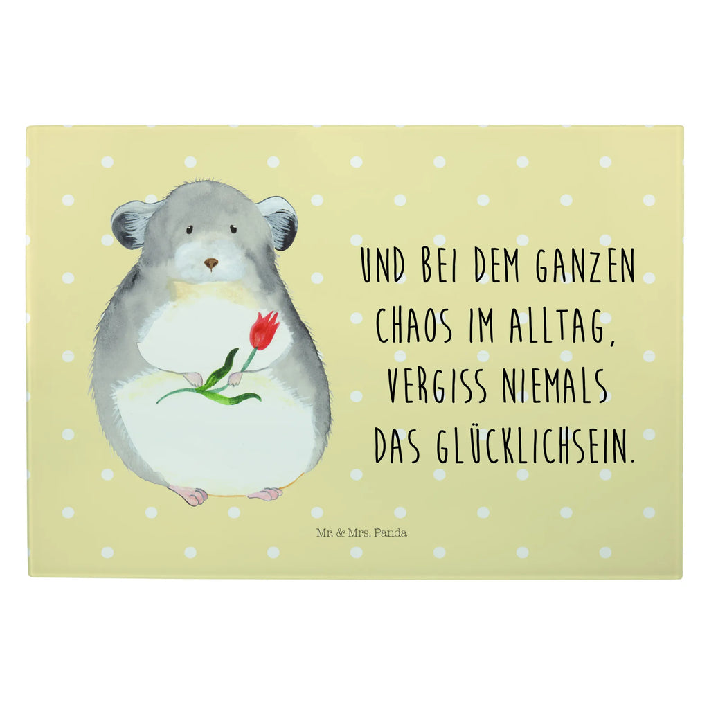 Glasschneidebrett Chinchilla Blume Glasschneidebrett, Schneidebrett, Tiermotive, Gute Laune, lustige Sprüche, Tiere, Chinchilla, Chinchillas, Liebeskummer, Kummer, Depressionen, traurig sein, Chaos, Glücklichsein, Büro, Büroalltag