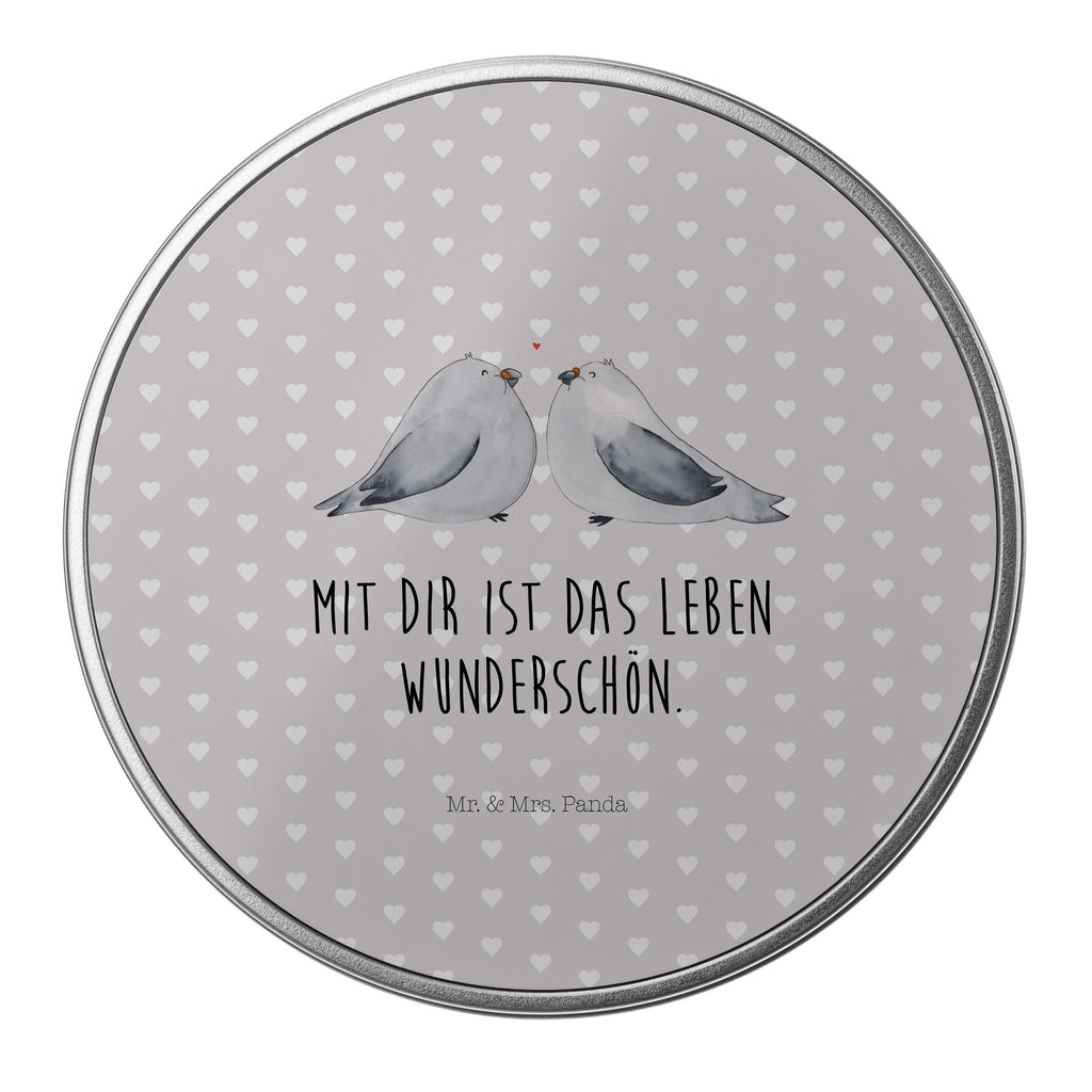 Blechdose rund Turteltauben Liebe Metalldose, Keksdose, Dose, Vorratsdose, Geschenkbox, Lunchbox, Aufbewahrungsbox, Vorratsdosen, Metallkiste, Metallbox, Metallboxen, Aufbewahrungskiste, Geschenkkiste, Blechdosen mit Deckel, Metallkiste mit Deckel, Vorratsdosen mit Deckel, Metall Dose, Liebe, Partner, Freund, Freundin, Ehemann, Ehefrau, Heiraten, Verlobung, Heiratsantrag, Liebesgeschenk, Jahrestag, Hocheitstag, Turteltauben, Turteltäubchen, Tauben, Verliebt, Verlobt, Verheiratet, Geschenk Freundin, Geschenk Freund, Liebesbeweis, Hochzeitstag, Geschenk Hochzeit