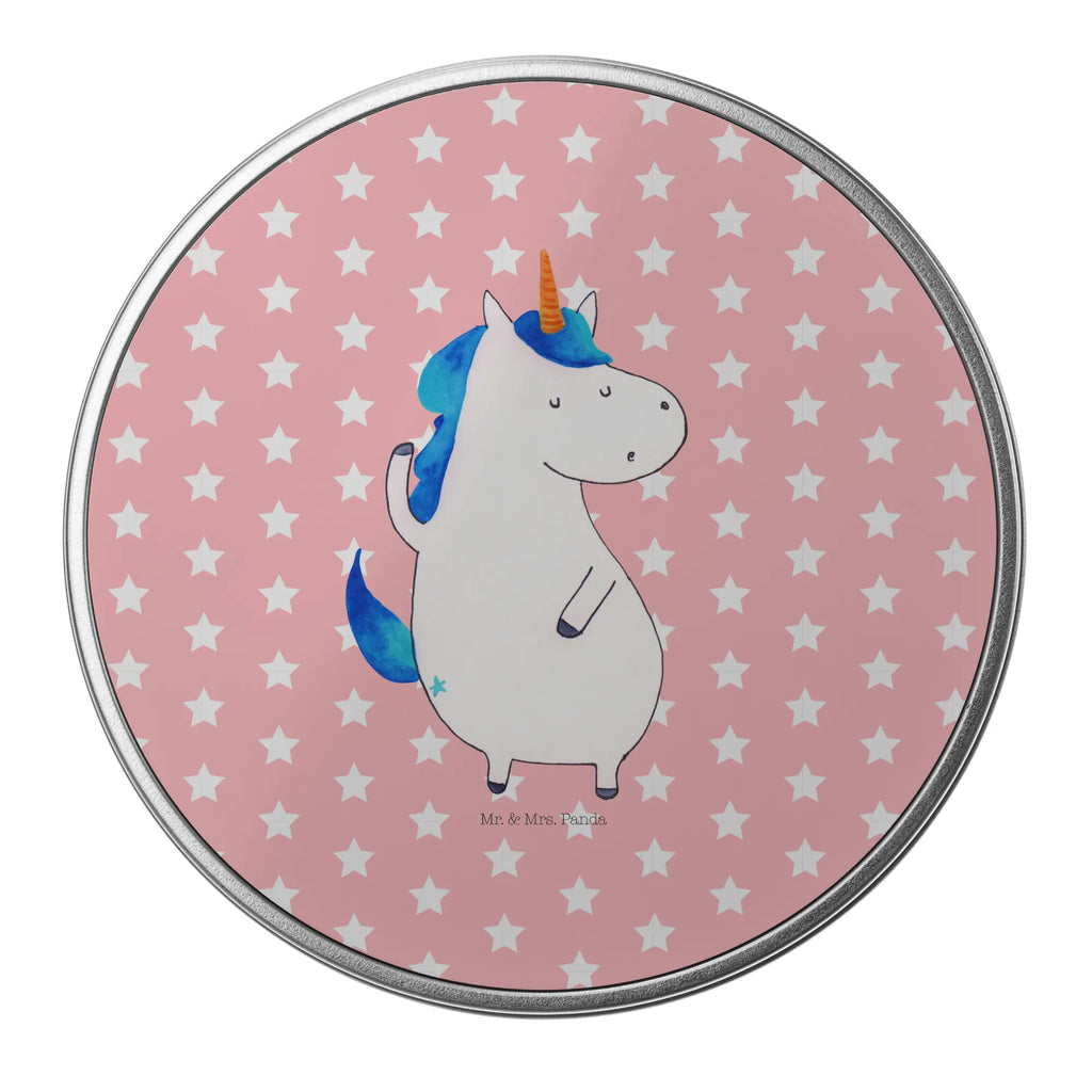 Blechdose rund Einhorn Mann Metalldose, Keksdose, Dose, Vorratsdose, Geschenkbox, Lunchbox, Aufbewahrungsbox, Vorratsdosen, Metallkiste, Metallbox, Metallboxen, Aufbewahrungskiste, Geschenkkiste, Blechdosen mit Deckel, Metallkiste mit Deckel, Vorratsdosen mit Deckel, Metall Dose, Einhorn, Einhörner, Einhorn Deko, Pegasus, Unicorn, cool, Mann, Freundin, Familie, bester Freund, BFF, Party, hübsch, beste