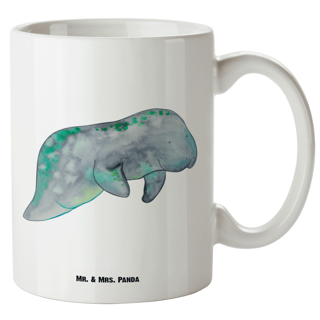 XL Tasse Seekuh chillt XL Tasse, Große Tasse, Grosse Kaffeetasse, XL Becher, XL Teetasse, spülmaschinenfest, Jumbo Tasse, Groß, Meerestiere, Meer, Urlaub, Seekuh, Seekühe, Diät, Abnehmen, Zucker, Diätwahn, Essen, Süßigkeiten