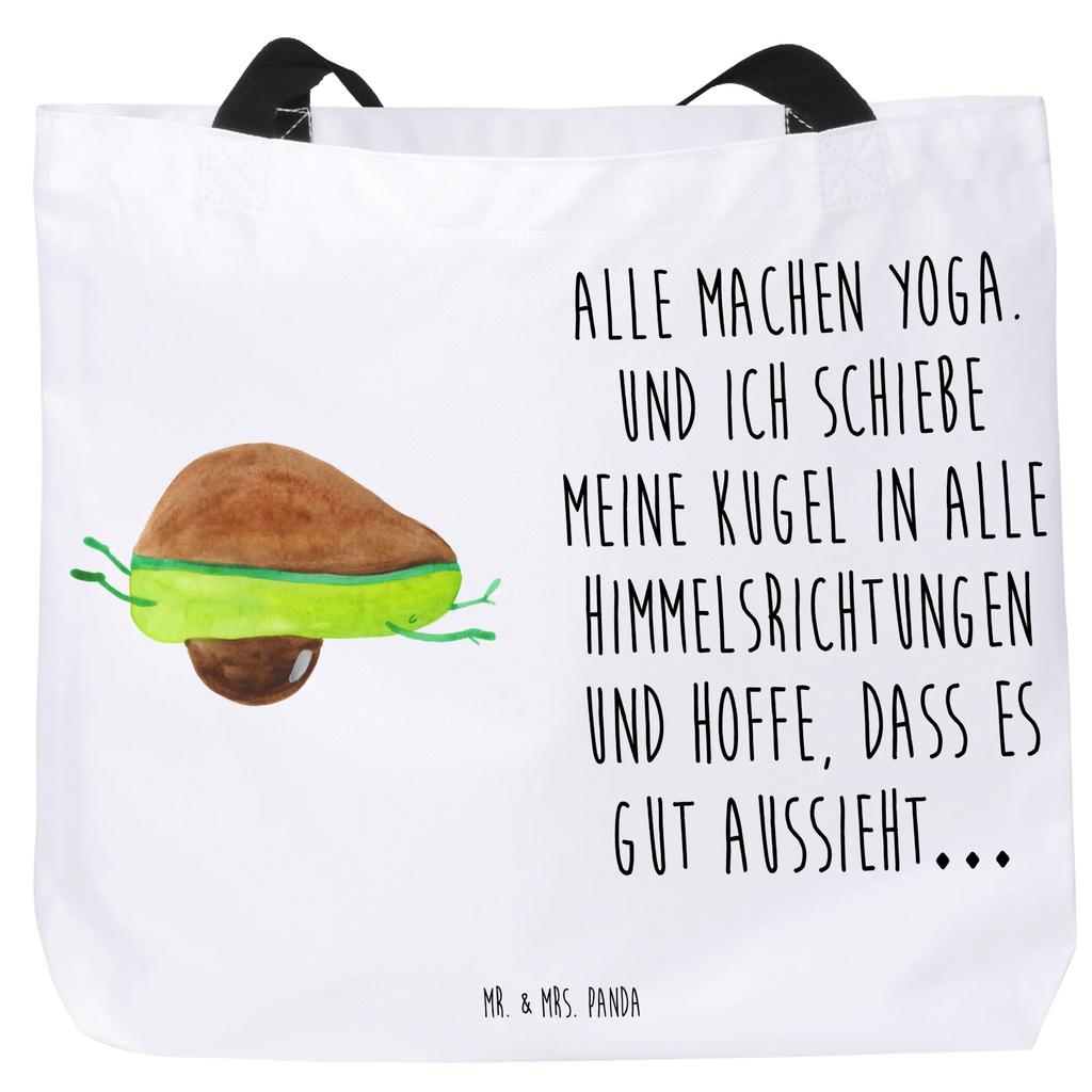 Shopper Avocado Yoga Beutel, Einkaufstasche, Tasche, Strandtasche, Einkaufsbeutel, Shopper, Schultasche, Freizeittasche, Tragebeutel, Schulbeutel, Alltagstasche, Avocado, Veggie, Vegan, Gesund, Avocado Yoga Vegan