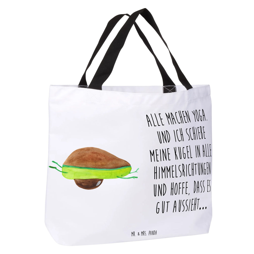 Shopper Avocado Yoga Beutel, Einkaufstasche, Tasche, Strandtasche, Einkaufsbeutel, Shopper, Schultasche, Freizeittasche, Tragebeutel, Schulbeutel, Alltagstasche, Avocado, Veggie, Vegan, Gesund, Avocado Yoga Vegan