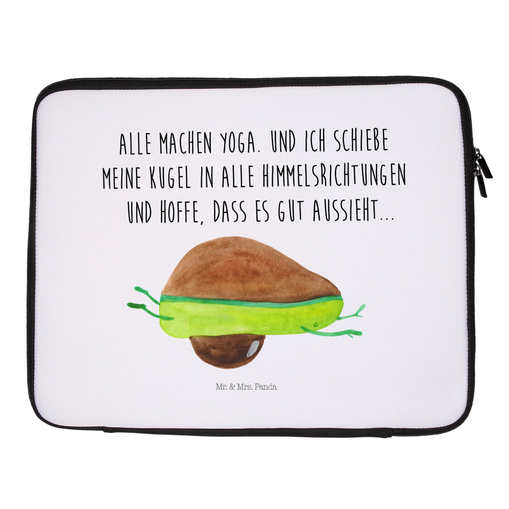 Notebook Tasche Avocado Yoga Notebook Tasche, Laptop, Computertasche, Tasche, Notebook-Tasche, Notebook-Reisehülle, Notebook Schutz, Avocado, Veggie, Vegan, Gesund, Avocado Yoga Vegan