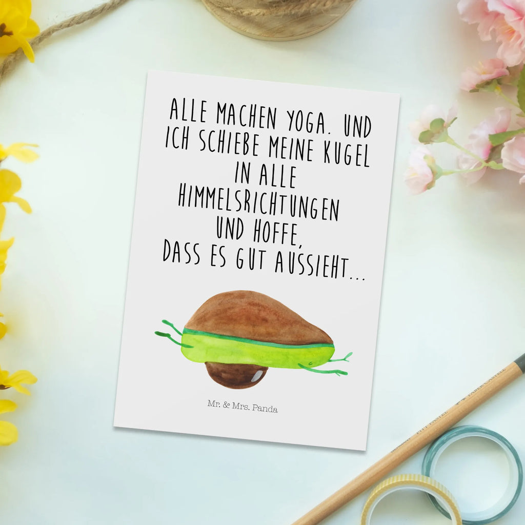 Postkarte Avocado Yoga Postkarte, Karte, Geschenkkarte, Grußkarte, Einladung, Ansichtskarte, Geburtstagskarte, Einladungskarte, Dankeskarte, Ansichtskarten, Einladung Geburtstag, Einladungskarten Geburtstag, Avocado, Veggie, Vegan, Gesund, Avocado Yoga Vegan